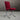 Mid Century Chrome and Red Velvet Dining Chairs | Bazaa | Designer, Vintage and Antique Furniture