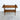 Mid Century Custom Made Splayed Leg 2 Tier Shelf/ Side Table* | Bazaa | Designer, Vintage and Antique Furniture