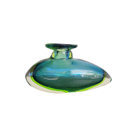 Mid-Century Flavio Poli for Seguso Submarine Murano Glass Vase