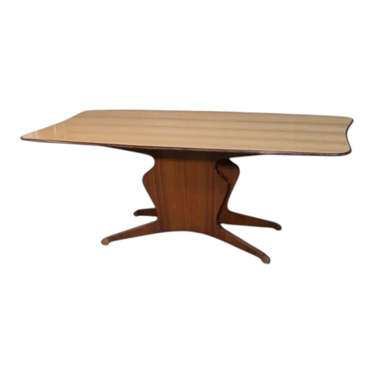 Mid Century Italian Dining Table by Osvaldo Borsani, c 1950's | Bazaa | Designer, Vintage and Antique Furniture