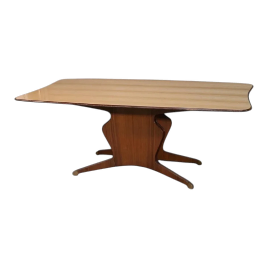 Mid Century Italian Dining Table by Osvaldo Borsani, c 1950's