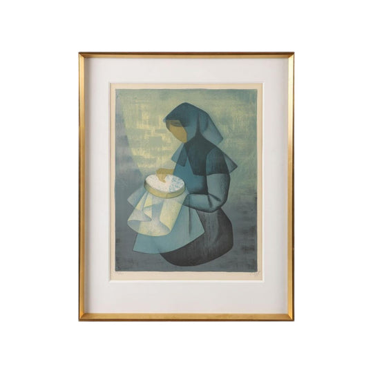 Mid-Century Lithograph by Louis Toffoli