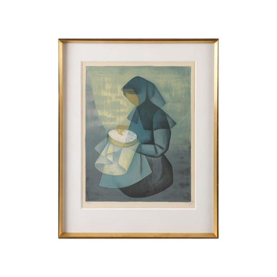 Mid-Century Lithograph by Louis Toffoli