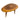 Mid Century Live Edge Slab Side Table With Tapered Legs - Fiji Islands | Bazaa | Designer, Vintage and Antique Furniture
