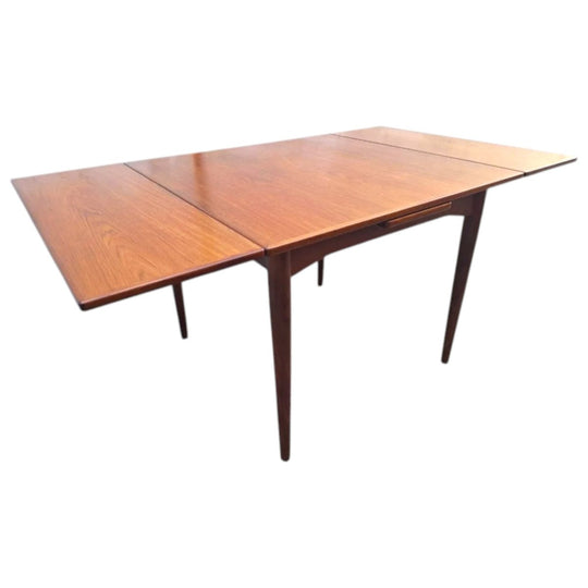 Mid Century Parker Dining Table – Restored Square Extendable Table (Seats 4–6)