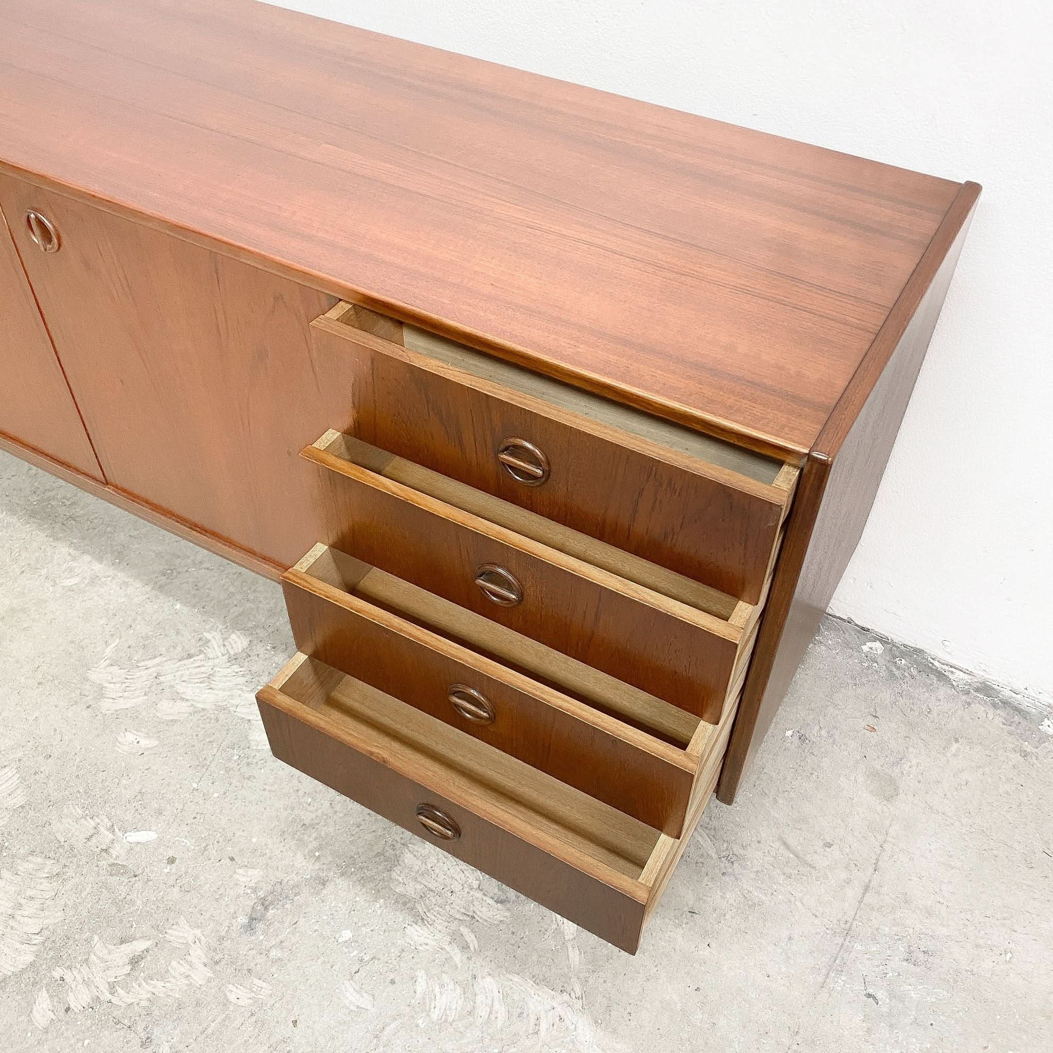 Mid Century Parker 'Nordic' Teak Sideboard - Restored | Bazaa | Designer, Vintage and Antique Furniture