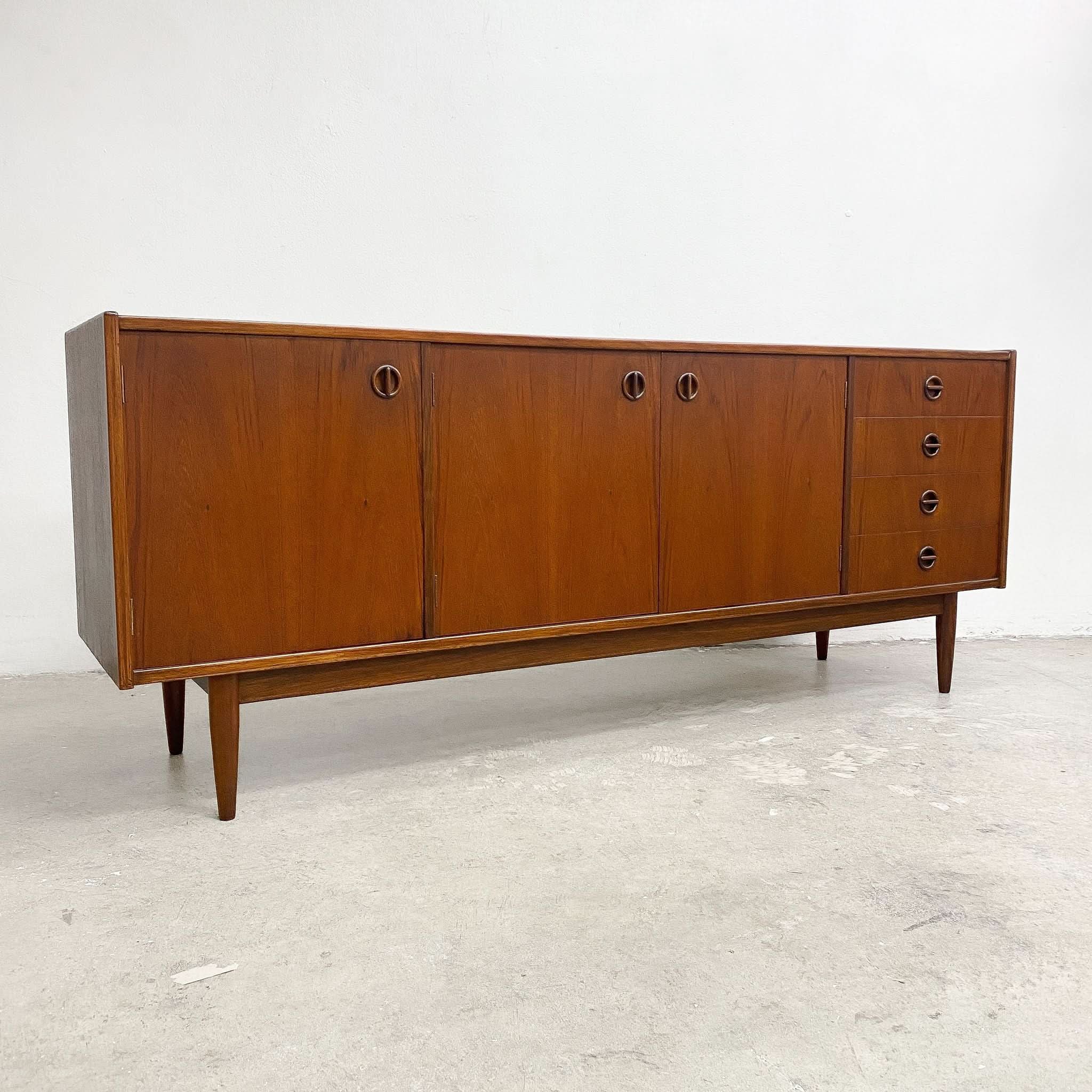 Mid Century Parker 'Nordic' Teak Sideboard - Restored | Bazaa | Designer, Vintage and Antique Furniture