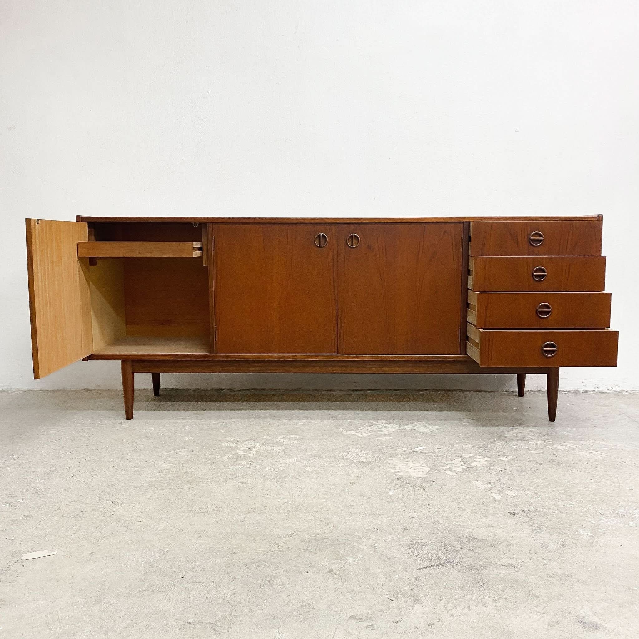 Mid Century Parker 'Nordic' Teak Sideboard - Restored | Bazaa | Designer, Vintage and Antique Furniture