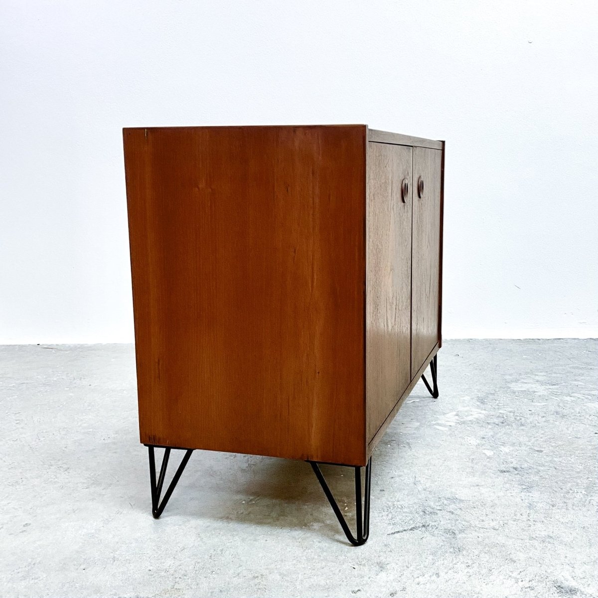 Mid Century Record Cabinet With Adjustable Shelf | Bazaa | Designer, Vintage and Antique Furniture
