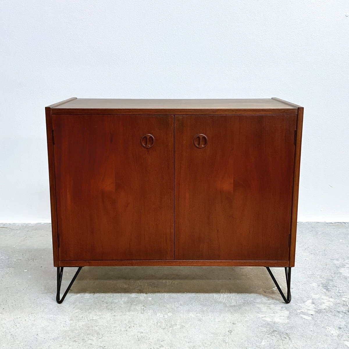 Mid Century Record Cabinet With Adjustable Shelf | Bazaa | Designer, Vintage and Antique Furniture