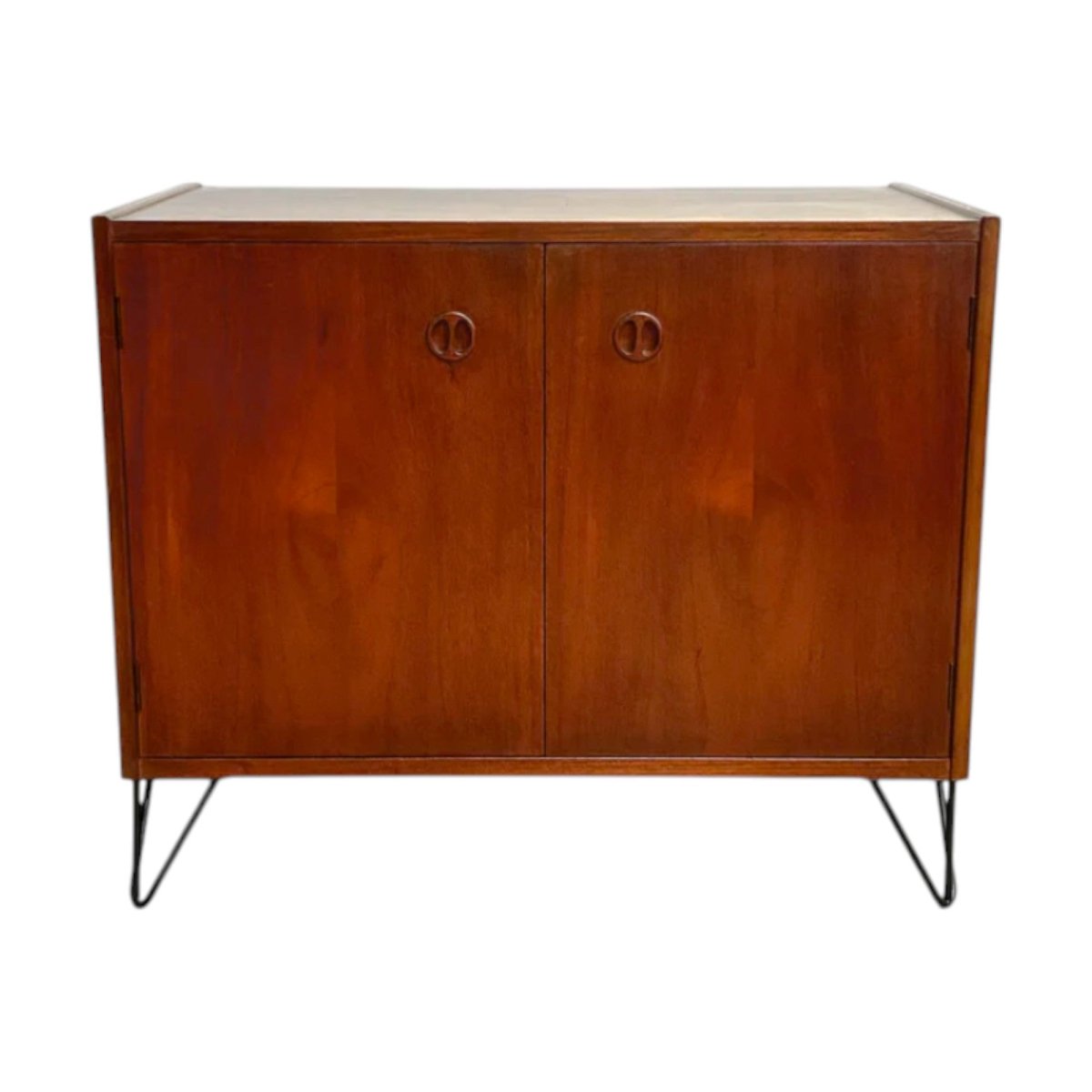 Mid Century Record Cabinet With Adjustable Shelf | Bazaa | Designer, Vintage and Antique Furniture