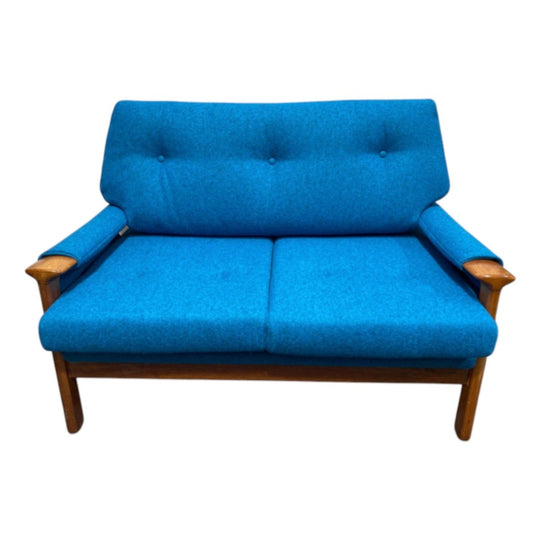 Mid century TESSA two seater sofa - newly upholstered.