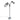Mid Century Triple Shade Goose Neck Floor Lamp* | Bazaa | Designer, Vintage and Antique Furniture
