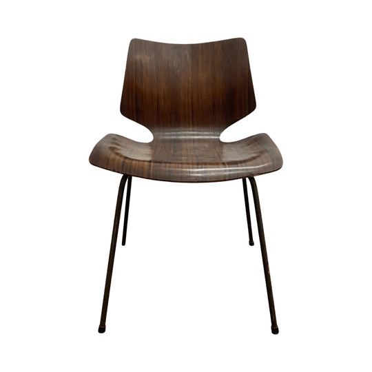 Mid Century Walnut and Moulded Plywood Chair C1960's - 3 Available
