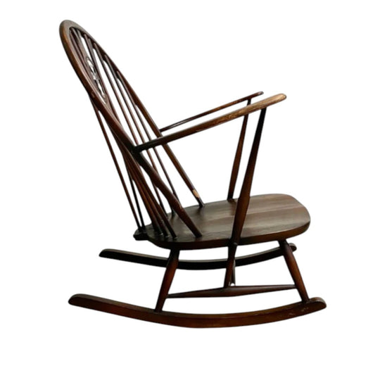 Mid Century 'Windsor' Beech & Elm Rocking Chair By Ercol c1960*