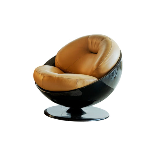 Midcentury Brazilian Orbit Ball Lounge Chair