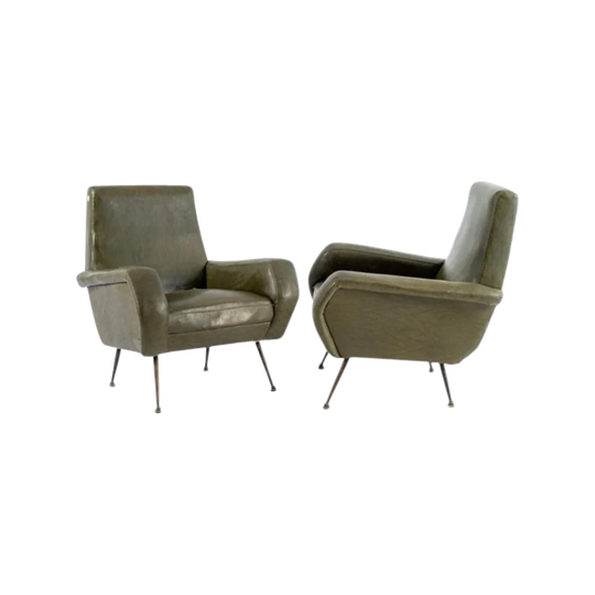 Midcentury Italian Armchairs