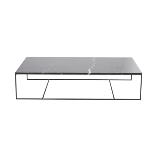 Minotti Calder Coffee Table – Marble Top / Metal Base