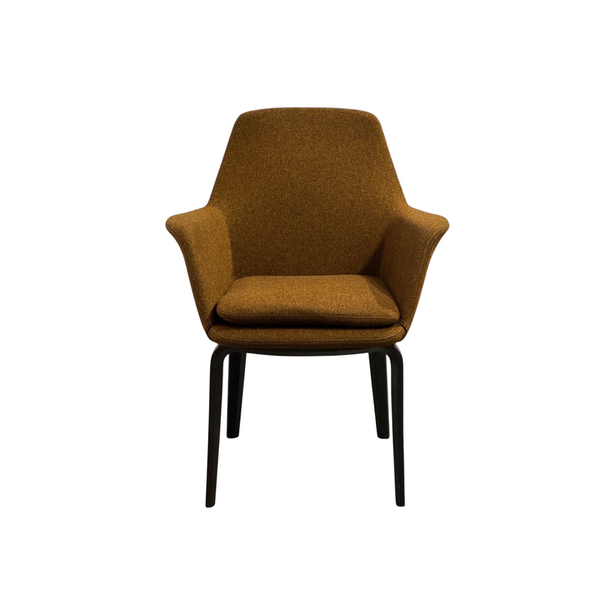 Minotti York Chairs by Rodolfo Dordoni w Original Kvadrat Danish Wool Upholstry | Bazaa | Designer, Vintage and Antique Furniture