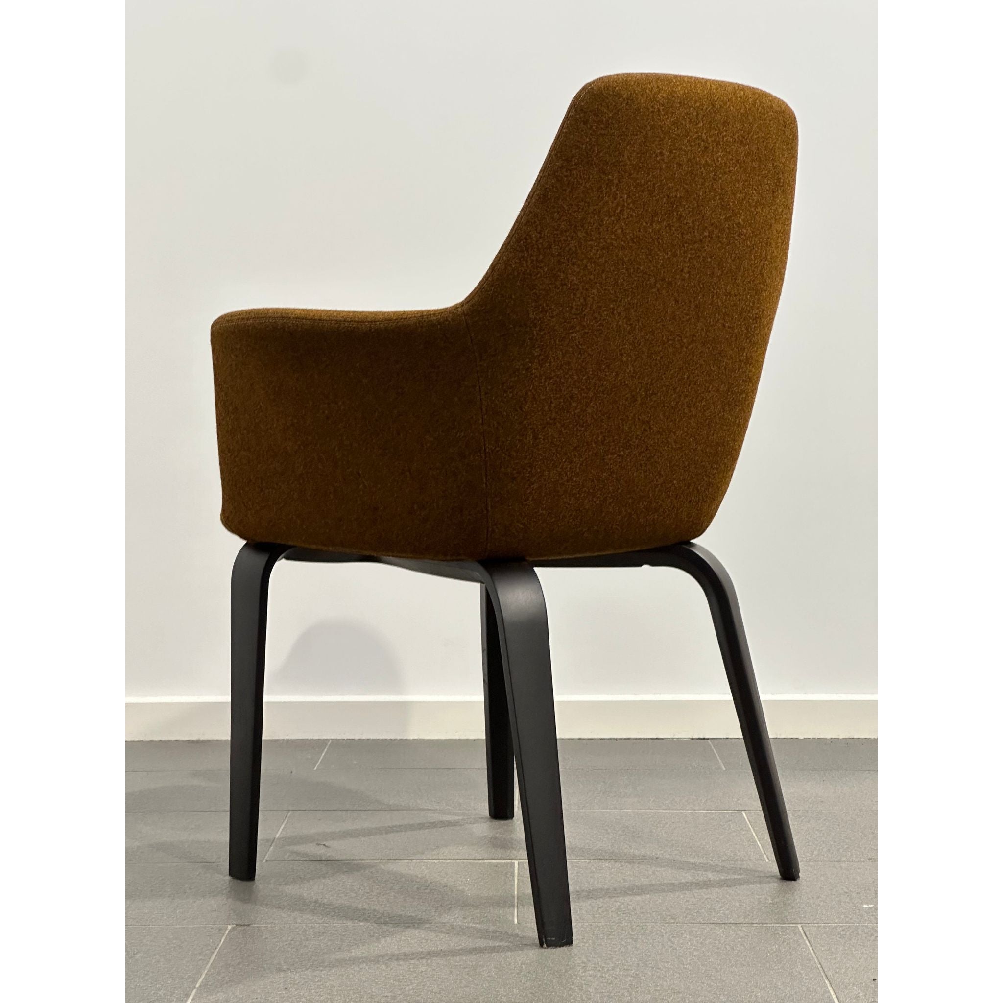 Minotti York Chairs by Rodolfo Dordoni w Original Kvadrat Danish Wool Upholstry | Bazaa | Designer, Vintage and Antique Furniture