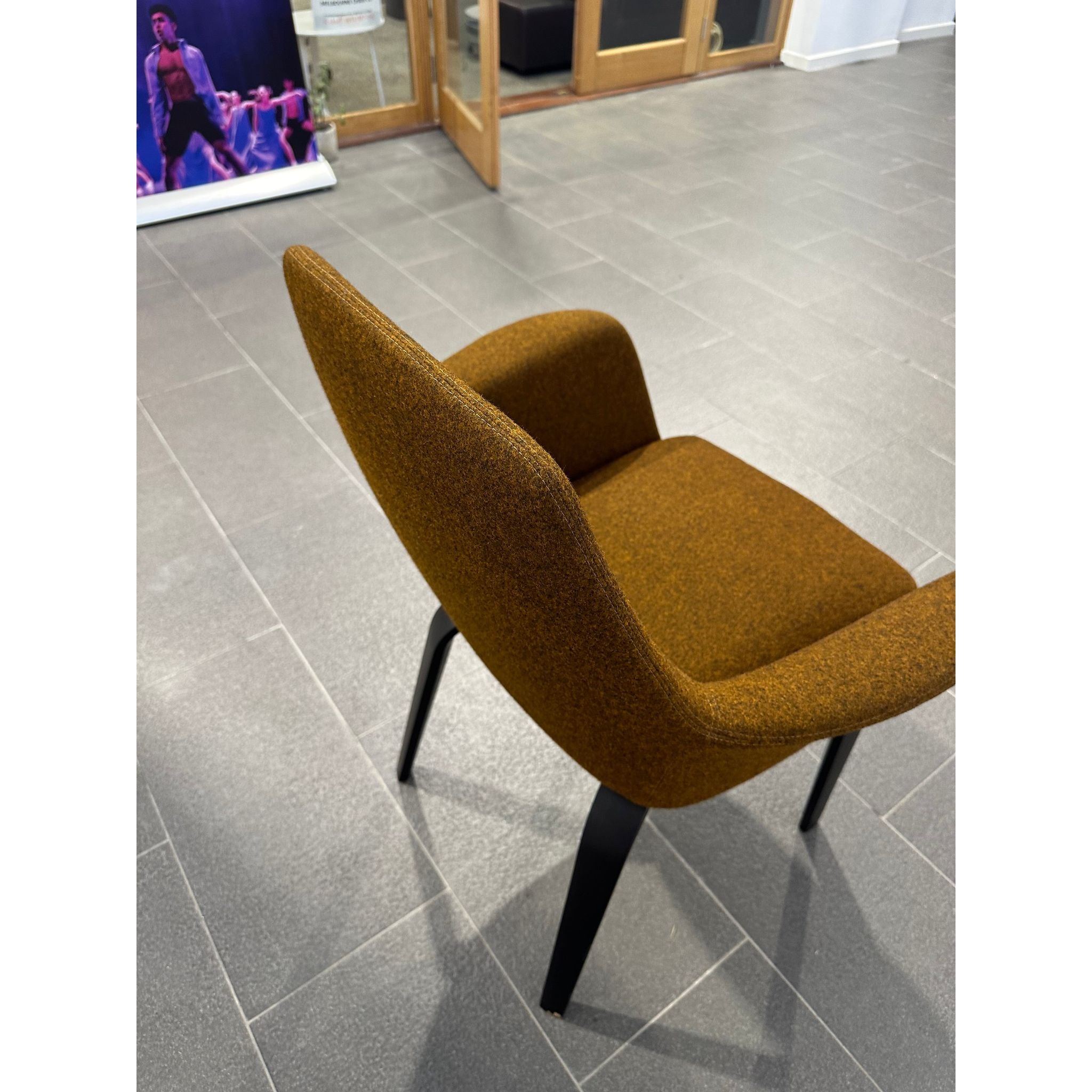 Minotti York Chairs by Rodolfo Dordoni w Original Kvadrat Danish Wool Upholstry | Bazaa | Designer, Vintage and Antique Furniture