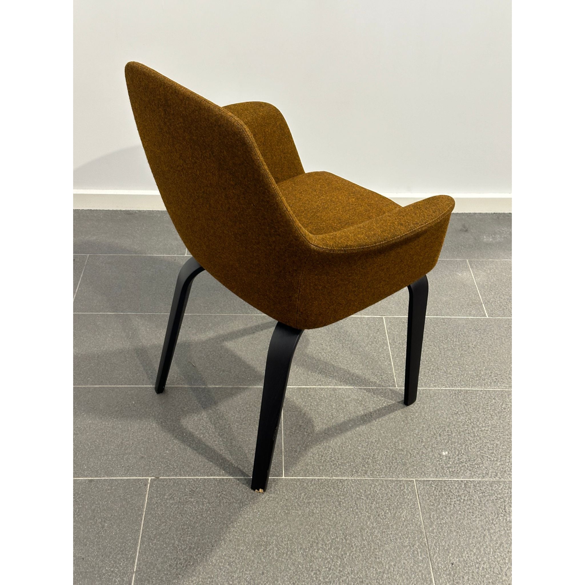 Minotti York Chairs by Rodolfo Dordoni w Original Kvadrat Danish Wool Upholstry | Bazaa | Vintage, Designer and Antique Interiors