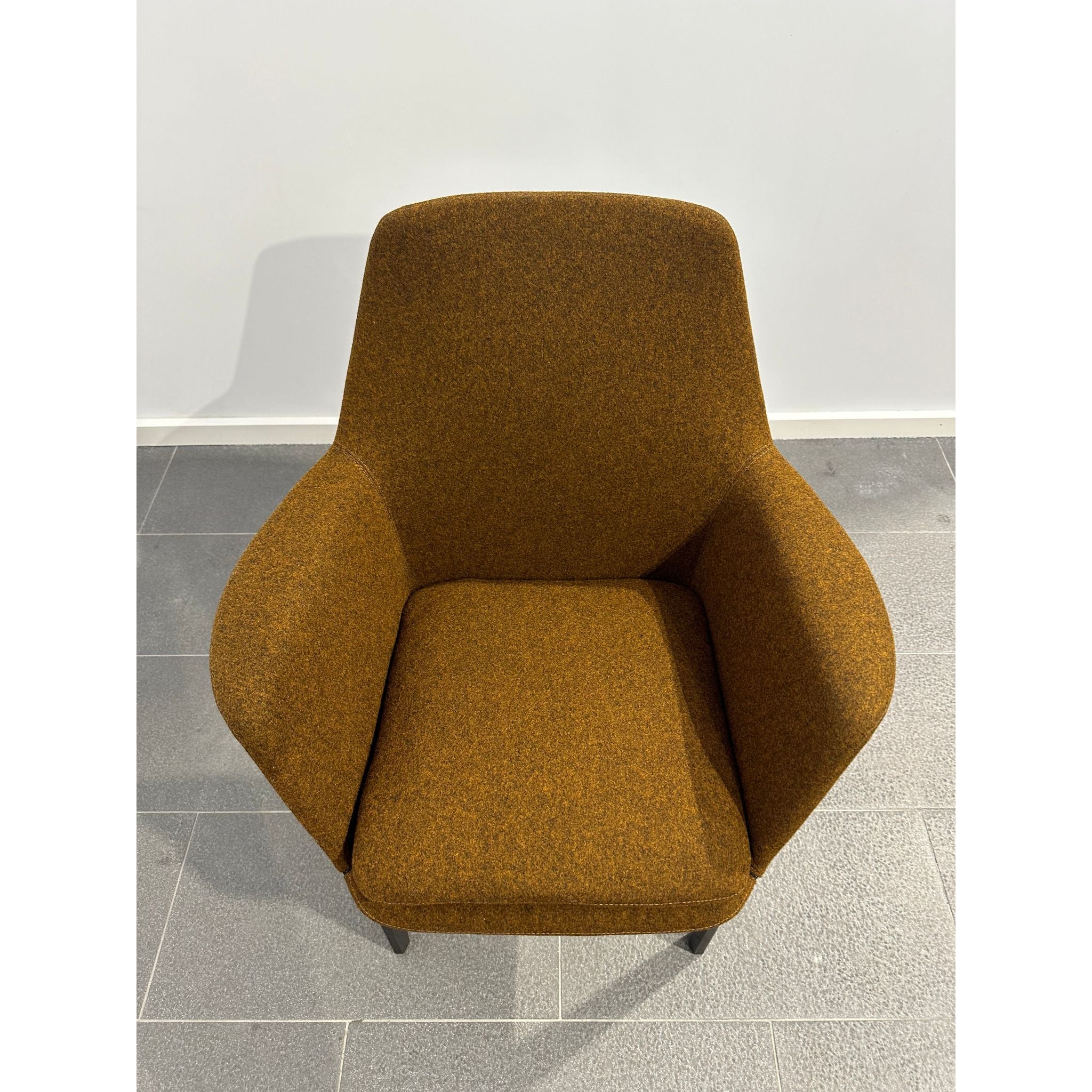 Minotti York Chairs by Rodolfo Dordoni w Original Kvadrat Danish Wool Upholstry | Bazaa | Designer, Vintage and Antique Furniture