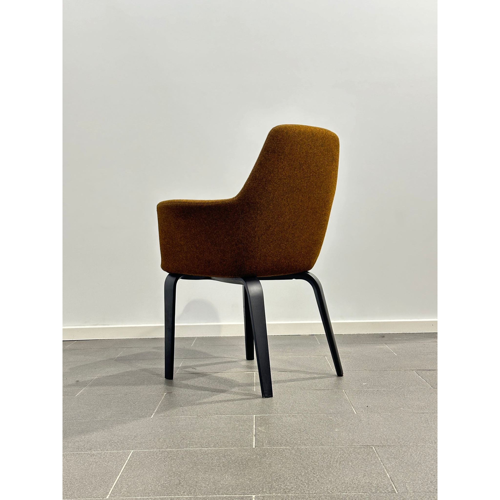 Minotti York Chairs by Rodolfo Dordoni w Original Kvadrat Danish Wool Upholstry | Bazaa | Designer, Vintage and Antique Furniture