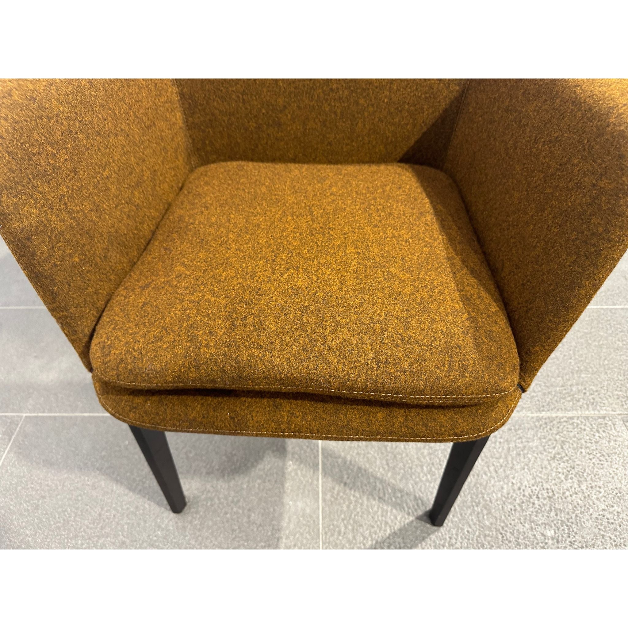Minotti York Chairs by Rodolfo Dordoni w Original Kvadrat Danish Wool Upholstry | Bazaa | Designer, Vintage and Antique Furniture