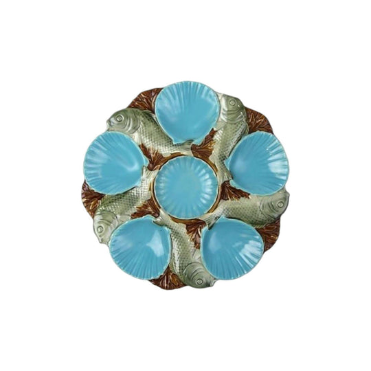 Minton Majolica Oyster Plates