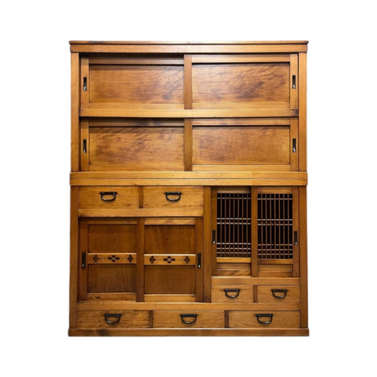 Mizuya, Antique Japanese Kitchen Cabinet - Cedar & Cypress | Early 1900's