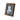 Mocha Brown & Navy Leather Rectangle Photo Frame | Bazaa | Designer, Vintage and Antique Furniture