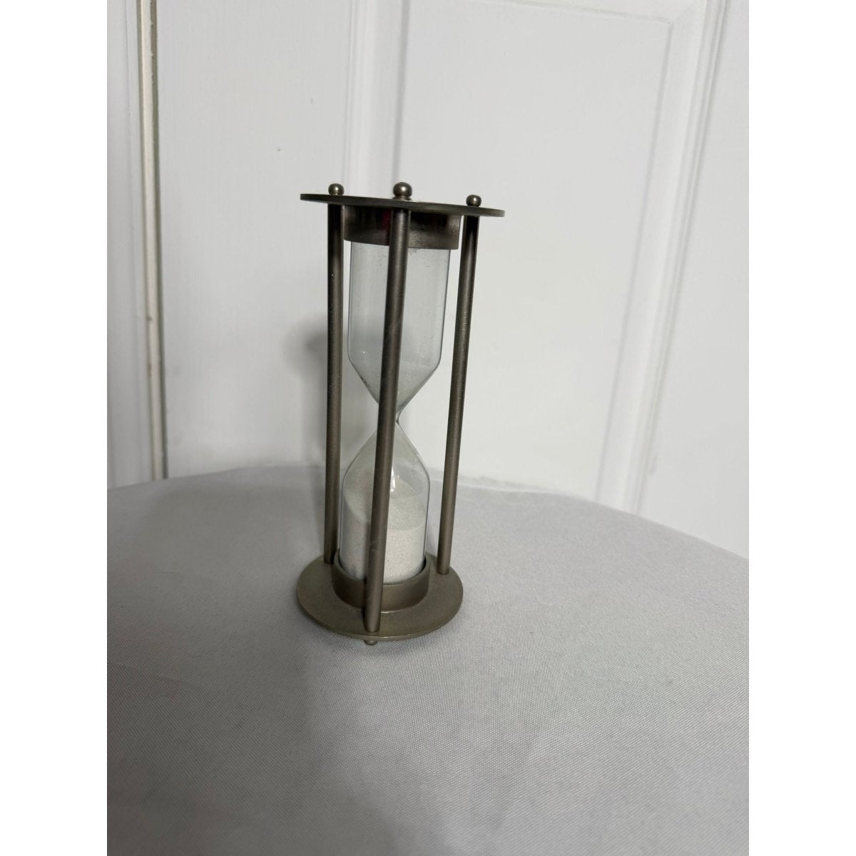 Modern Metal Hourglass Sand Timer Home Decor | Bazaa | Designer, Vintage and Antique Furniture
