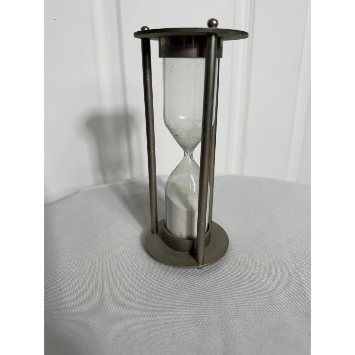 Modern Metal Hourglass Sand Timer Home Decor | Bazaa | Designer, Vintage and Antique Furniture