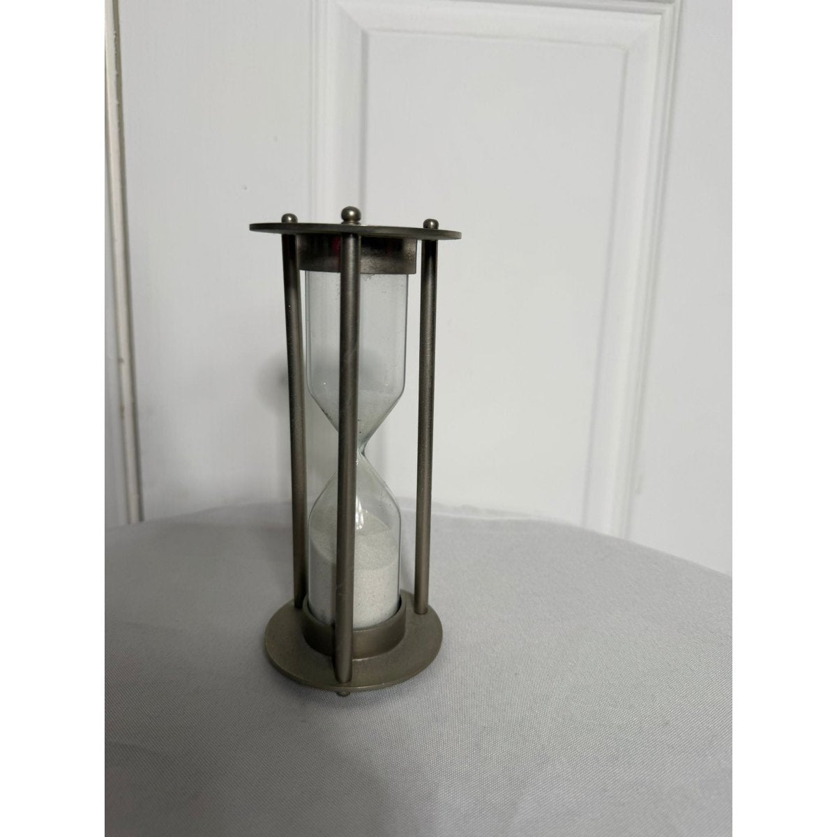 Modern Metal Hourglass Sand Timer Home Decor | Bazaa | Designer, Vintage and Antique Furniture