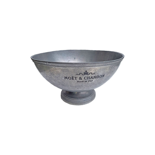 Moet and Chandon French pewter champagne bowl bucket