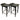Molteni & C 'Woody' Bar Stools by Francesco Meda, Black-Stained Ash – Set of 2 | Bazaa | Designer, Vintage and Antique Furniture