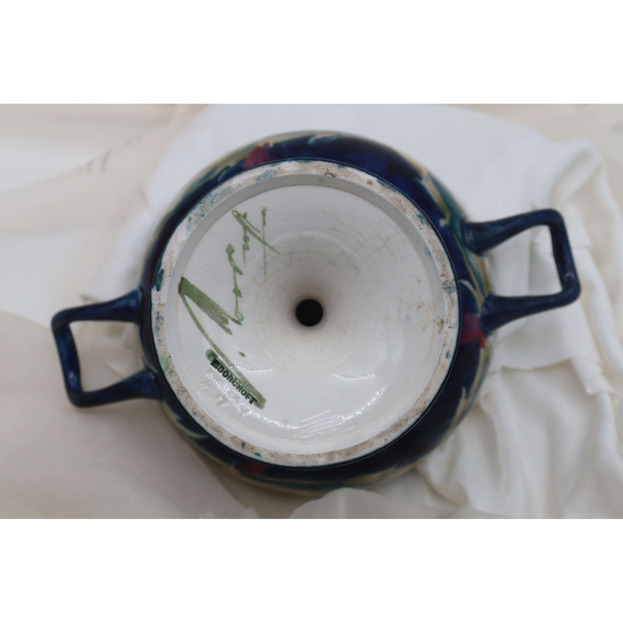 Moorcroft Pansy comport | Bazaa | Designer, Vintage and Antique Furniture