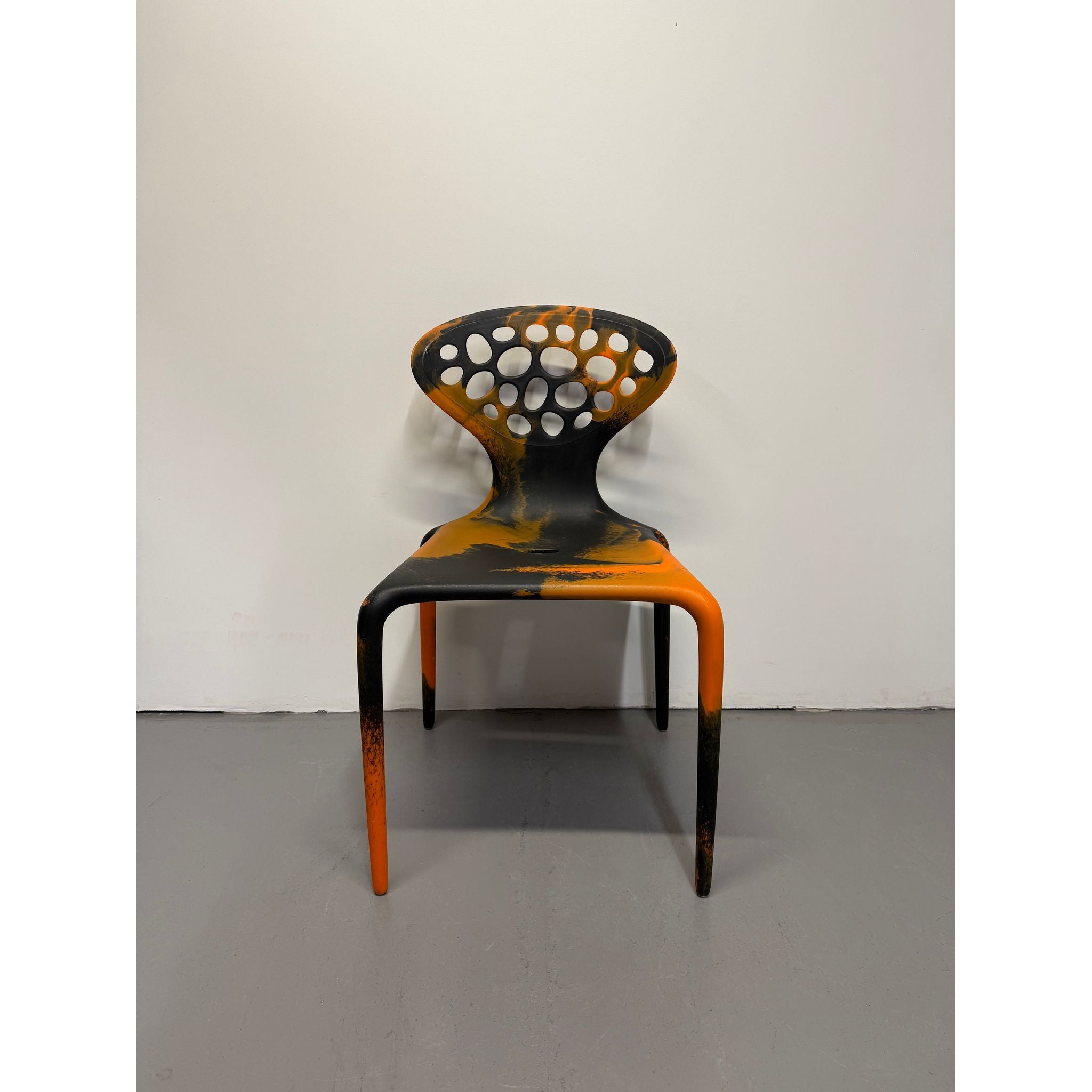 Moroso Supernatural Chair by Ross Lovegrove – Bi - Colour Black/Orange (2005) | Bazaa | Designer, Vintage and Antique Furniture
