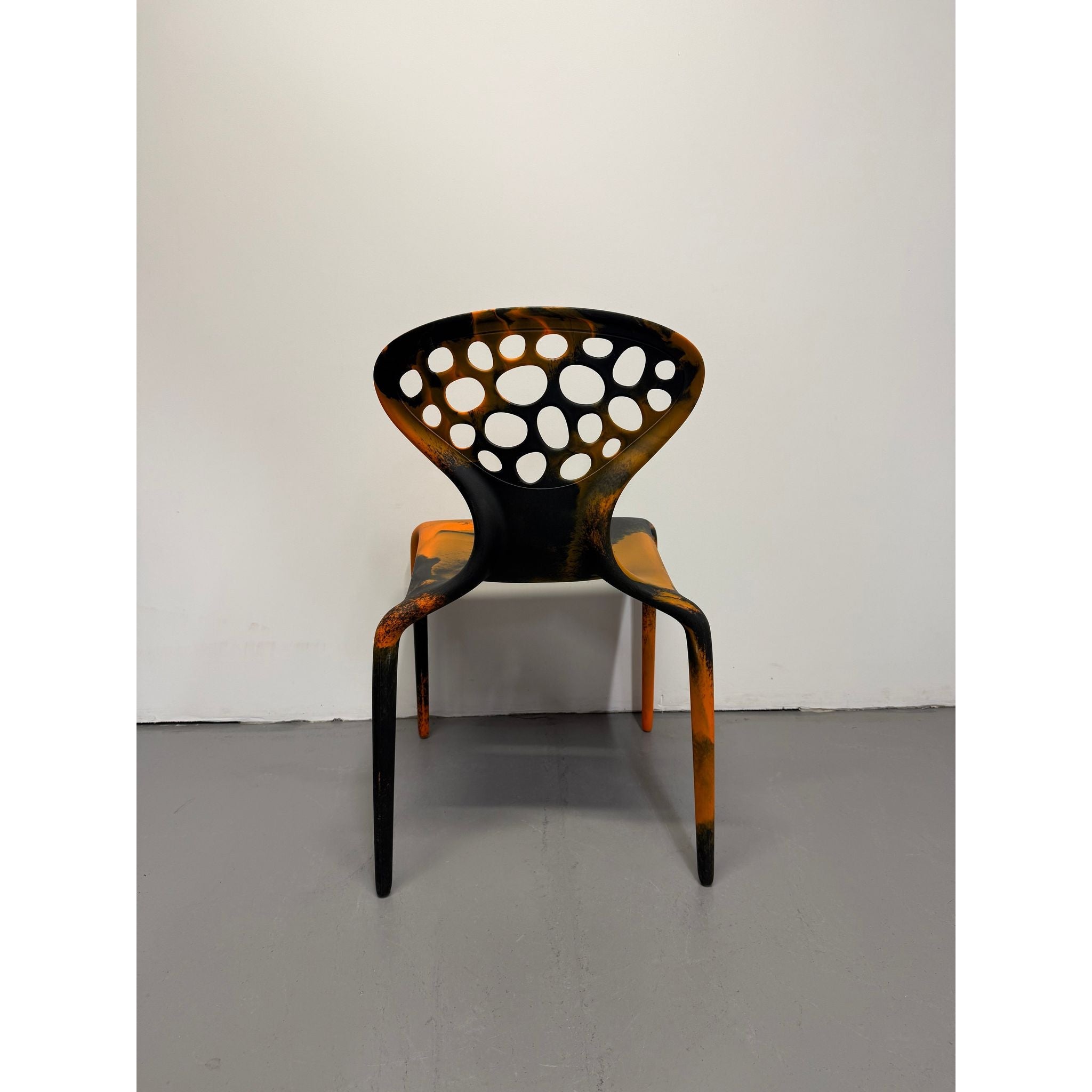 Moroso Supernatural Chair by Ross Lovegrove – Bi - Colour Black/Orange (2005) | Bazaa | Designer, Vintage and Antique Furniture