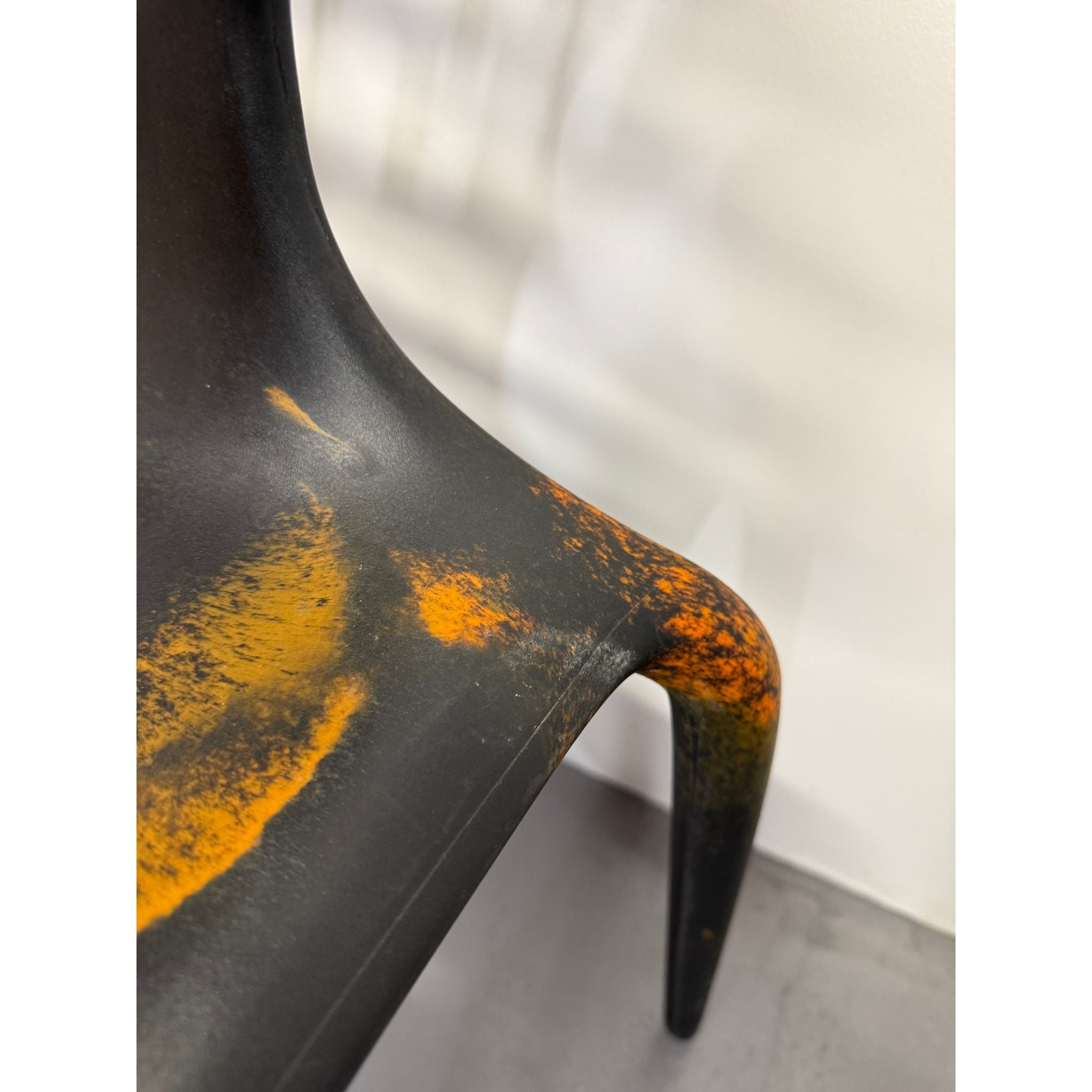 Moroso Supernatural Chair by Ross Lovegrove – Bi - Colour Black/Orange (2005) | Bazaa | Designer, Vintage and Antique Furniture