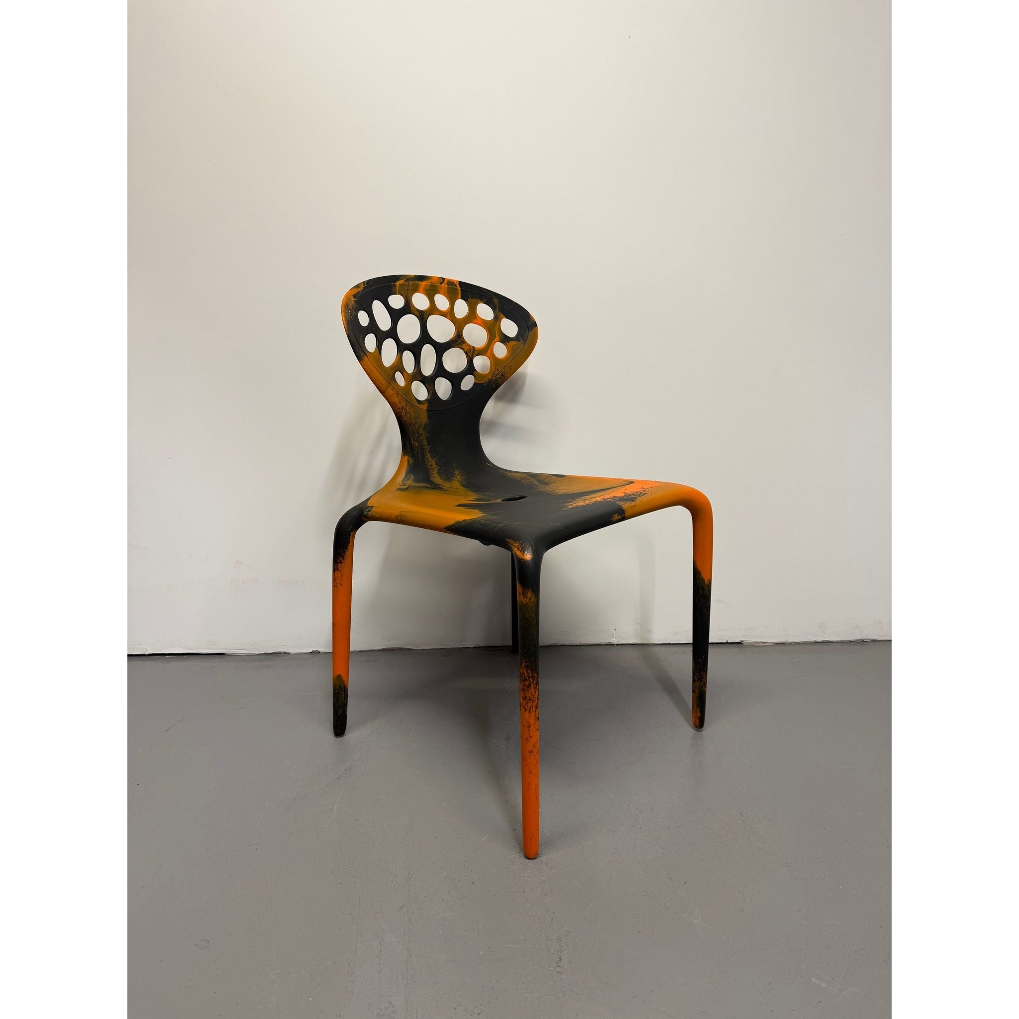 Moroso Supernatural Chair by Ross Lovegrove – Bi - Colour Black/Orange (2005) | Bazaa | Designer, Vintage and Antique Furniture