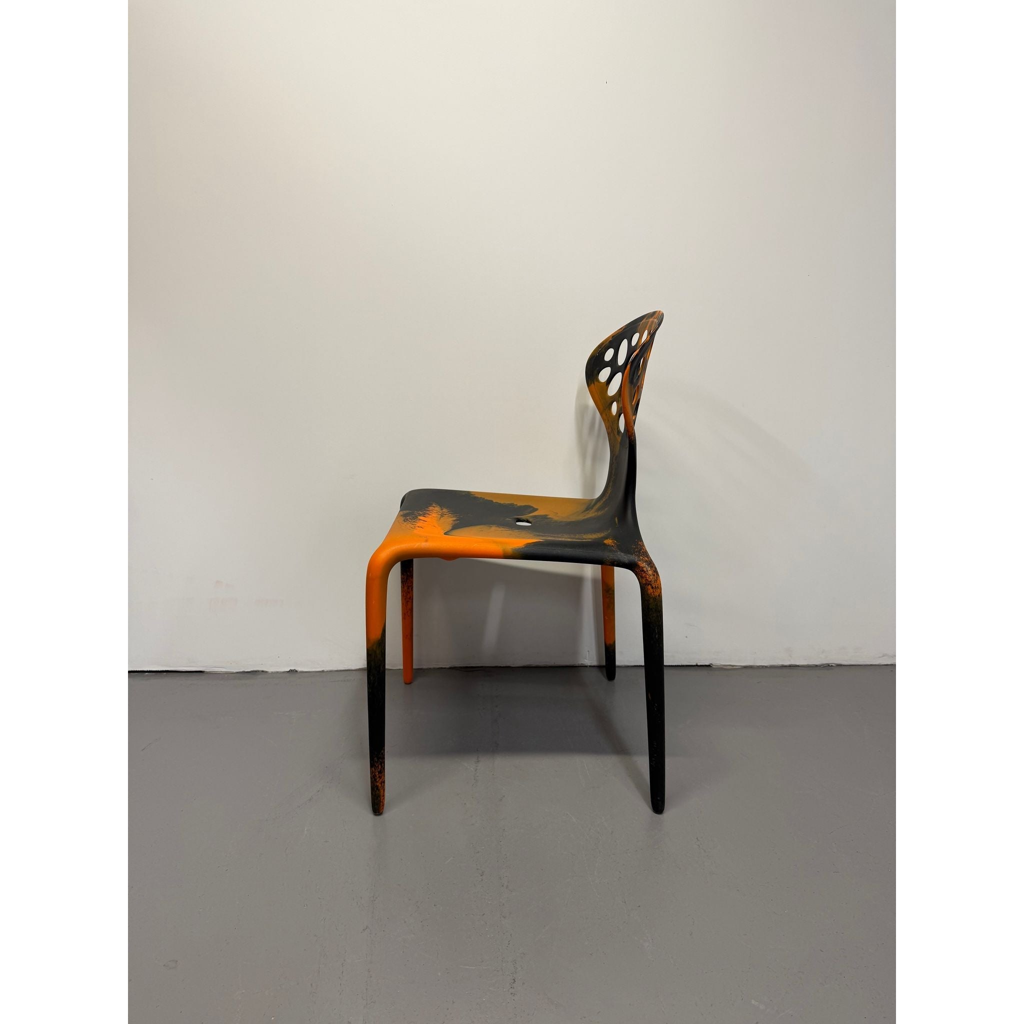 Moroso Supernatural Chair by Ross Lovegrove – Bi - Colour Black/Orange (2005) | Bazaa | Designer, Vintage and Antique Furniture