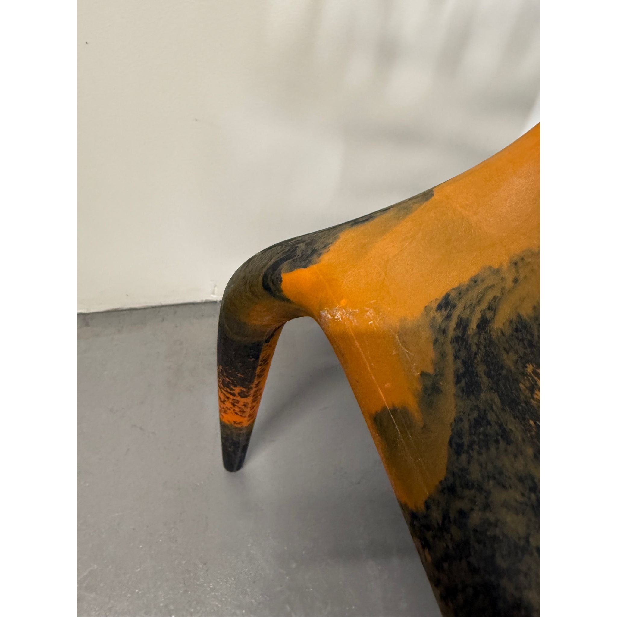 Moroso Supernatural Chair by Ross Lovegrove – Bi - Colour Black/Orange (2005) | Bazaa | Vintage, Designer and Antique Interiors