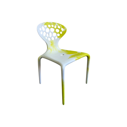 Moroso Supernatural Chair by Ross Lovegrove – Bi-Colour White/Yellow (2005)