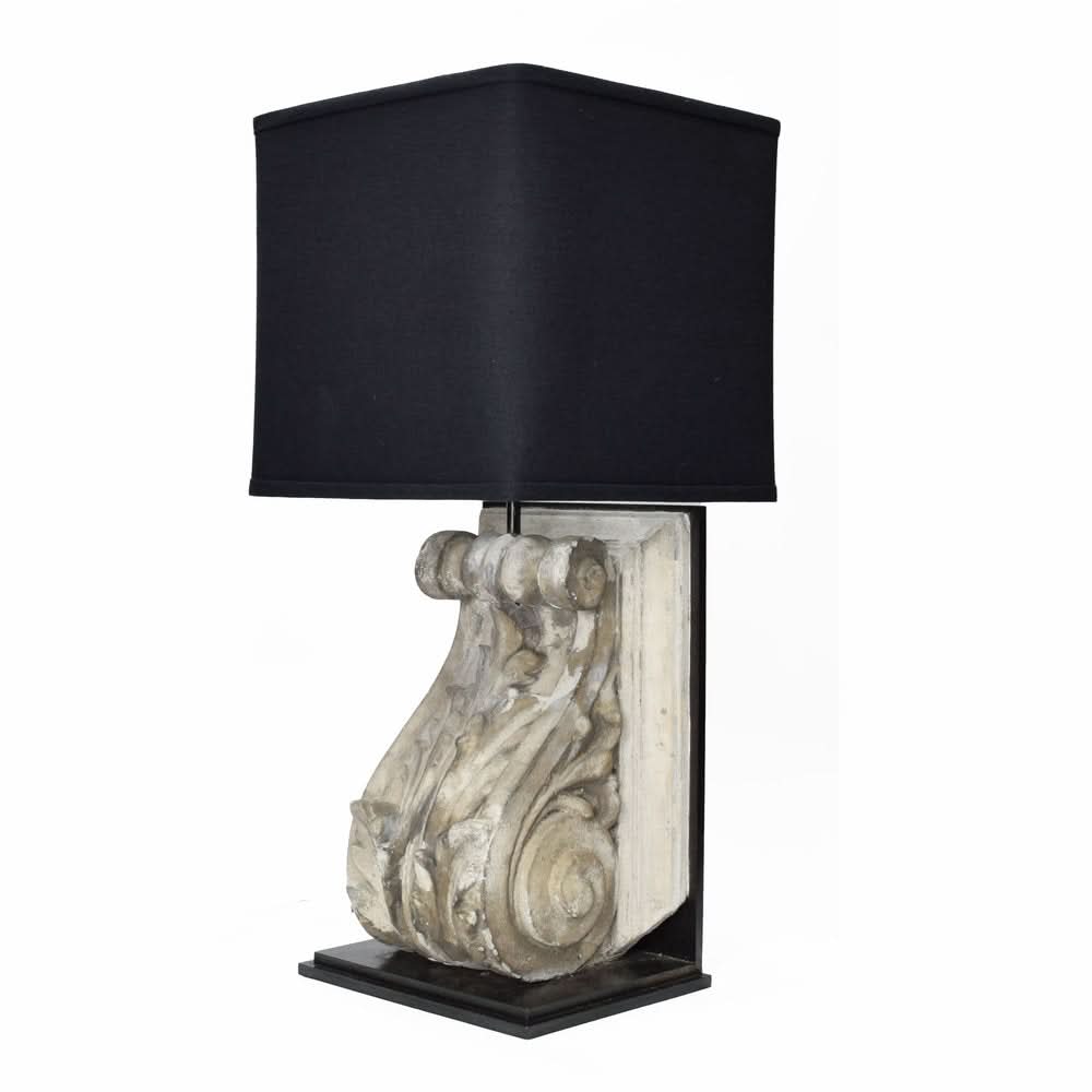 Mounted 19th Century French Plaster Acanthus Corbel | Bazaa | Designer, Vintage and Antique Furniture