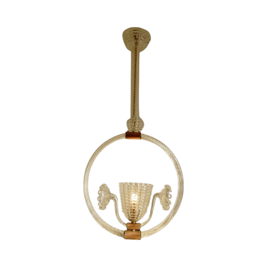Murano Ercole Barovier Pendant Light