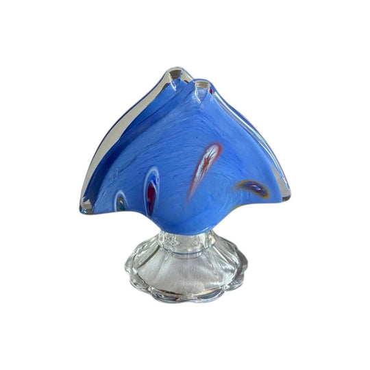 Murano Glass Fan Vase