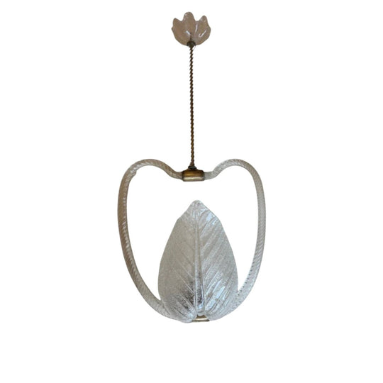 Murano Leaf Pendant Light