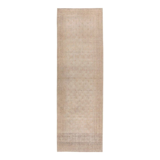 Muted Architectural Malayer Runner | Handwoven Wool